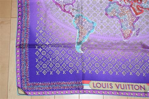 louis vuitton world map scarf|Louis Vuitton World Map Silk Scarf .